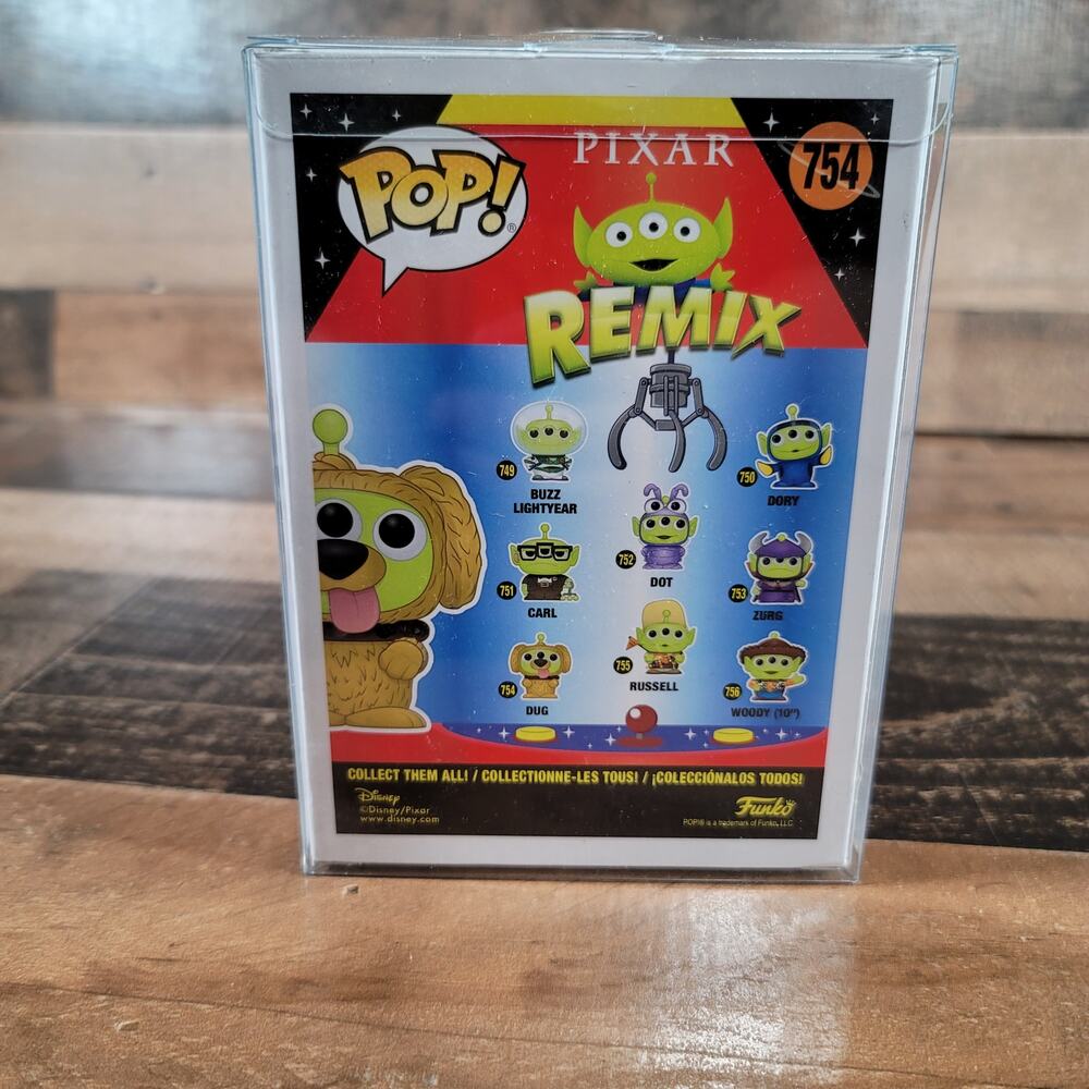Funko Pop Remix #754 Dug Vinyl Figure Exclusive *Pop Protector* - Picture 3 of 6